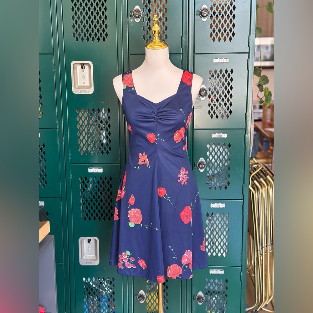 Handmade vintage day dress, so cute! 29” waist